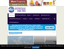 Tablet Screenshot of noticiasdelfin.com